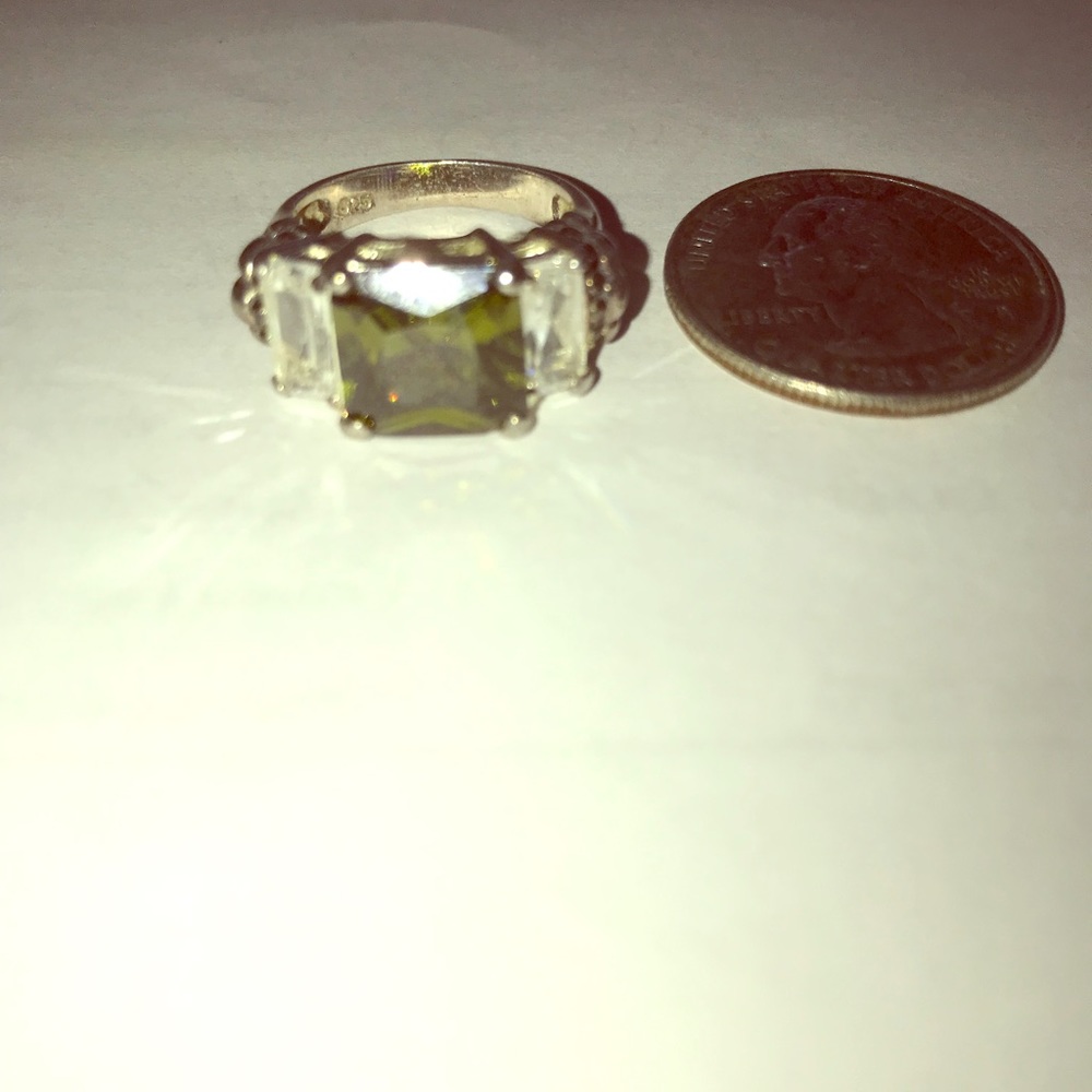 Sterling silver cz ring